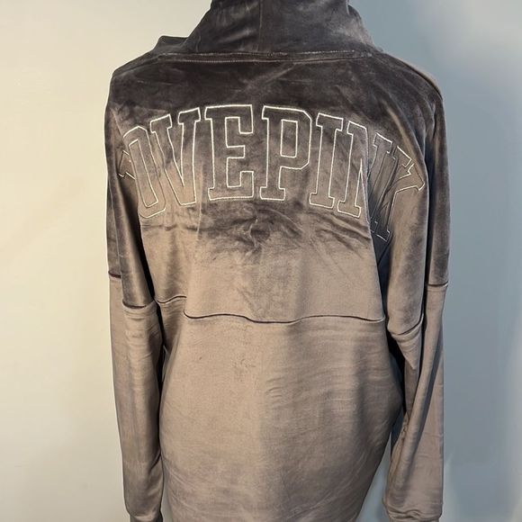 Victoria Secret PINK Velour Cowl Neck Sweater - Picture 5 of 5